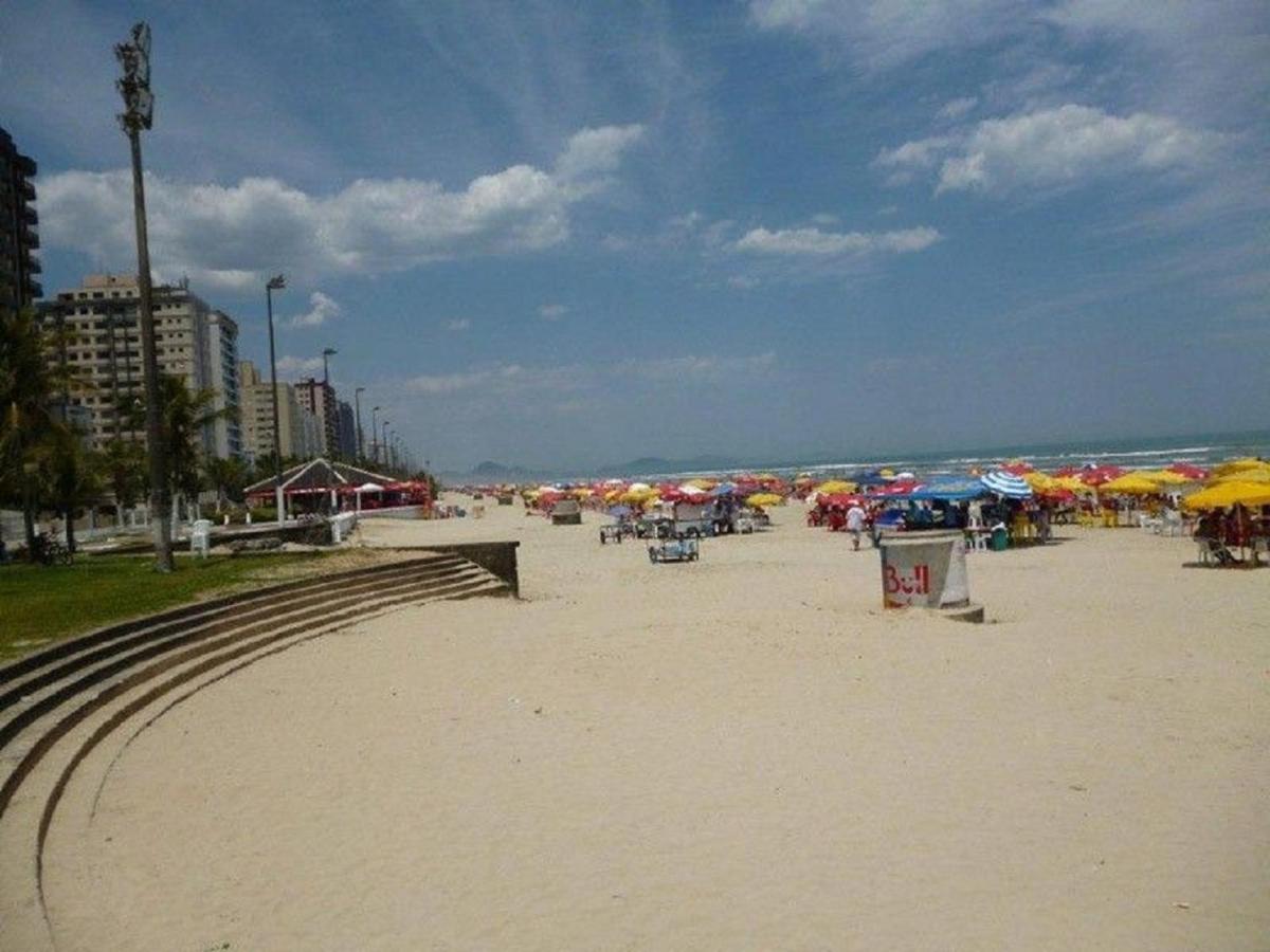 Praia Grande Apto 1 Quadra Do Mar Exterior foto